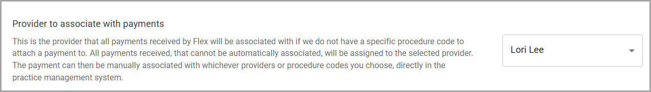 FlexPayments-Settings-Provider to Associate Unallocated Payments With.jpg