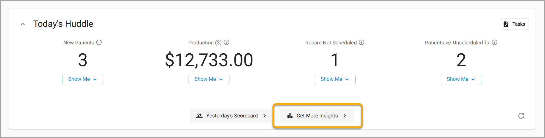 Todays Huddle with Data_no tasks_Highlight Get More Insights Buttons.jpg